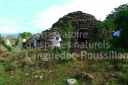 Chantier de restauration de Capitelle au Salagou